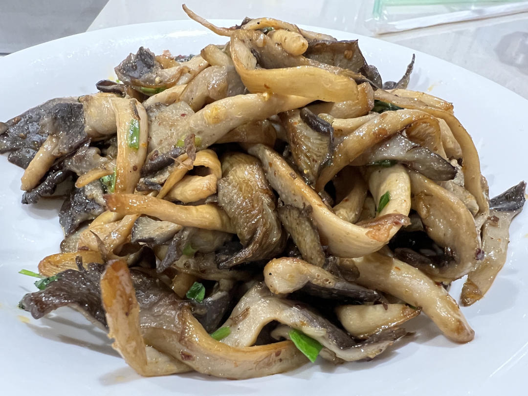不一样的风情秀珍菇（小平菇），有了孜然加身。