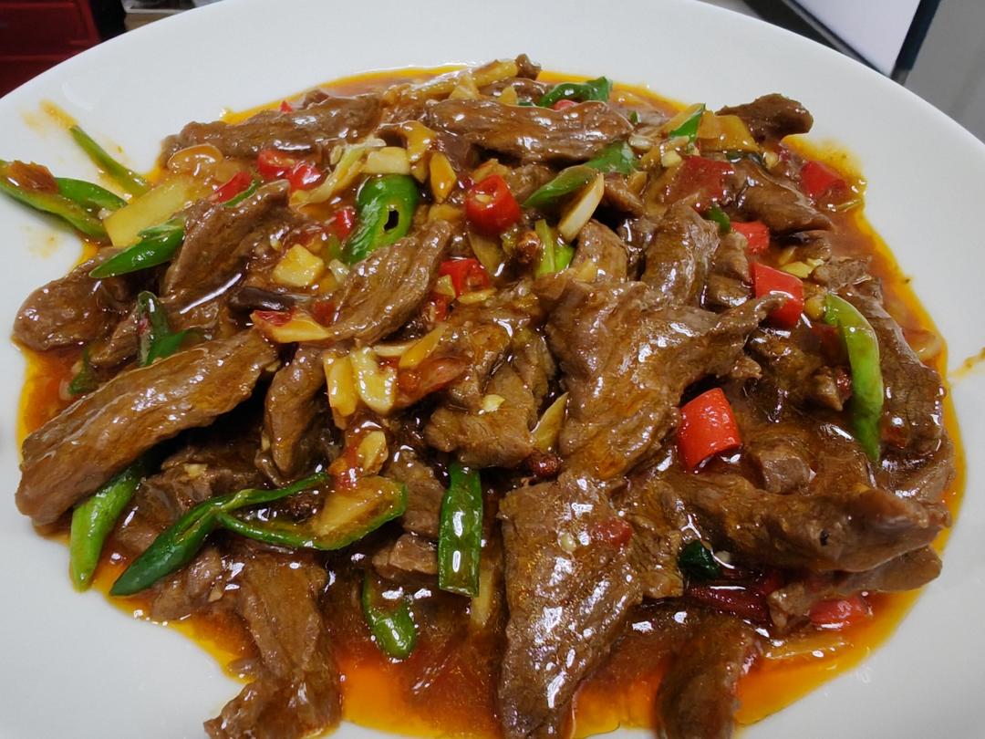 青椒炒牛肉