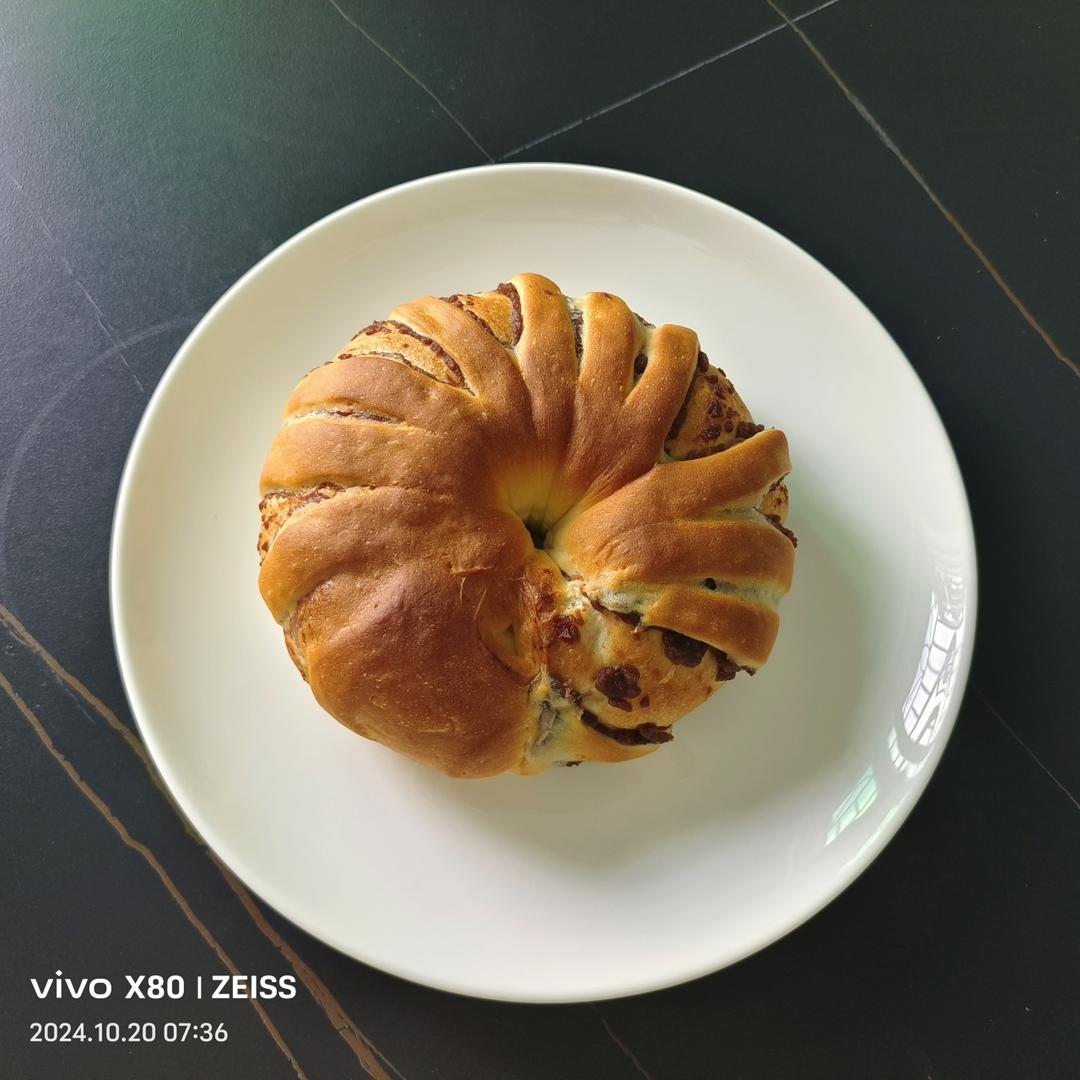 超详细的豆沙面包🍞