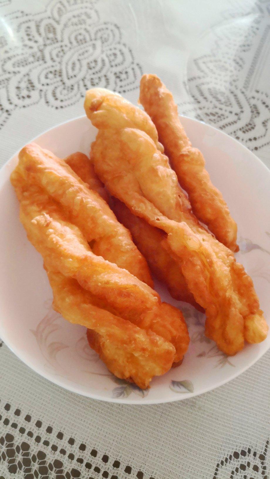 自制油条