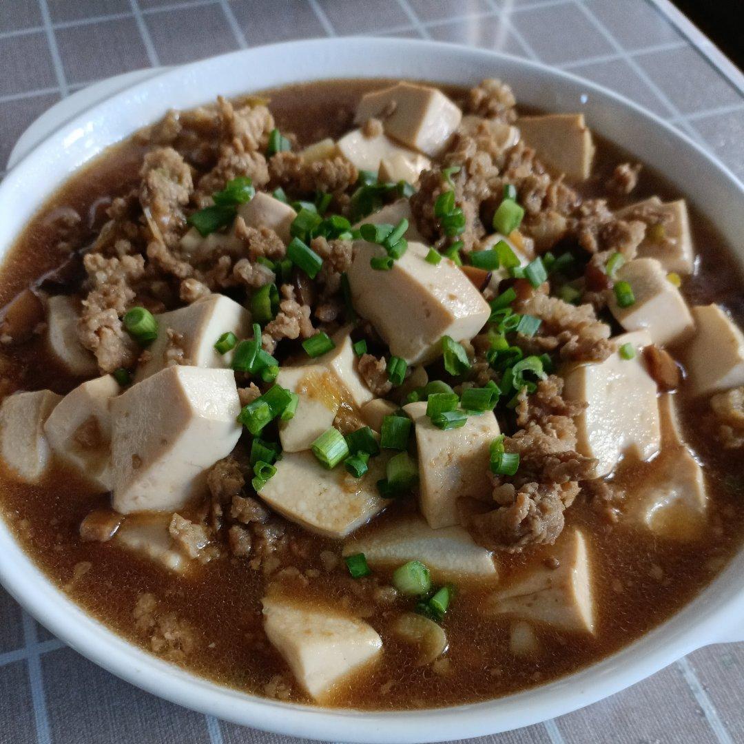 超级下饭的香菇肉沫豆腐