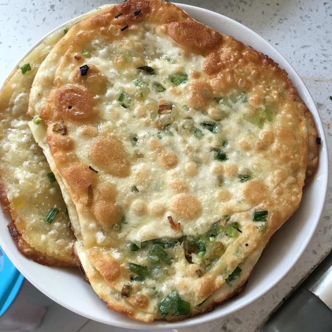 葱油饼（饺子皮 懒人快手版）