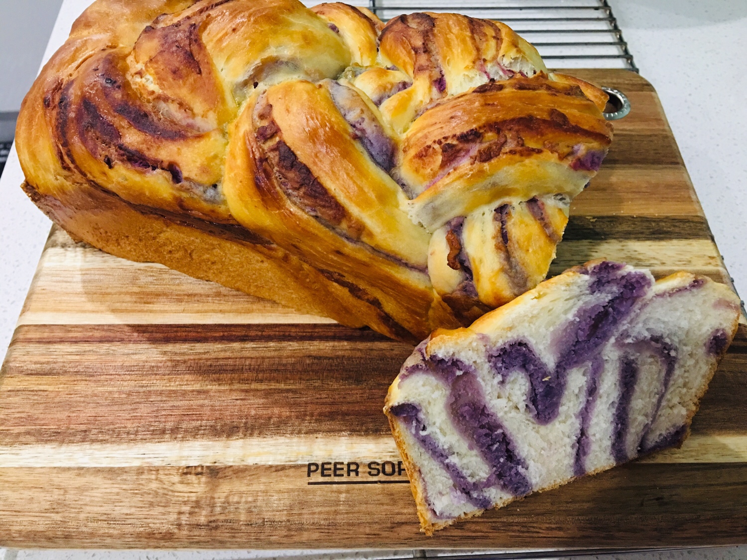 梦幻紫薯面包