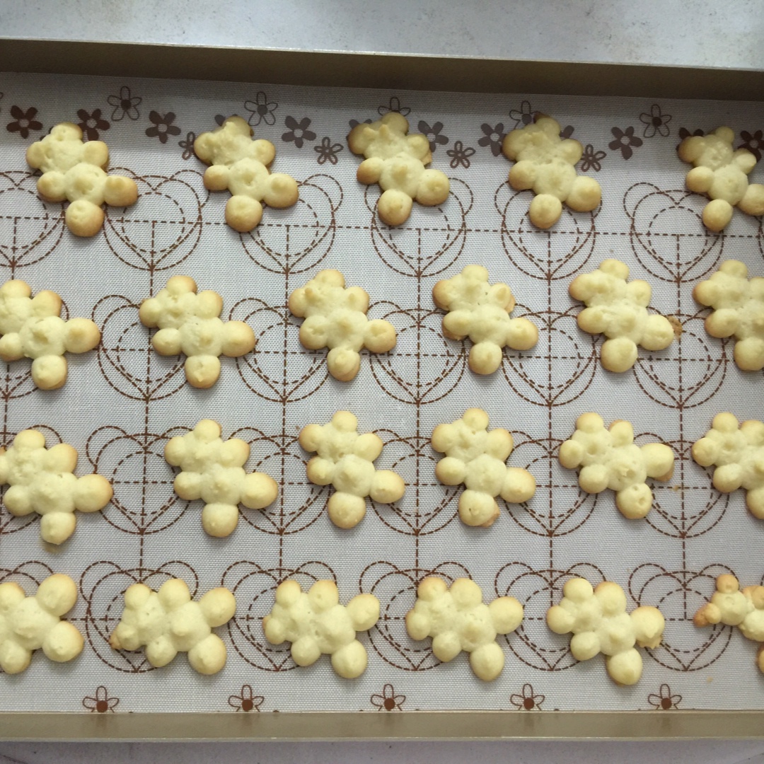 淡奶油版软曲奇 黄油曲奇 无蛋曲奇