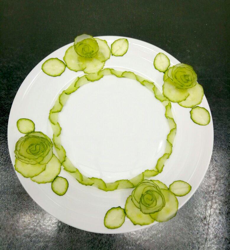 黄瓜摆盘