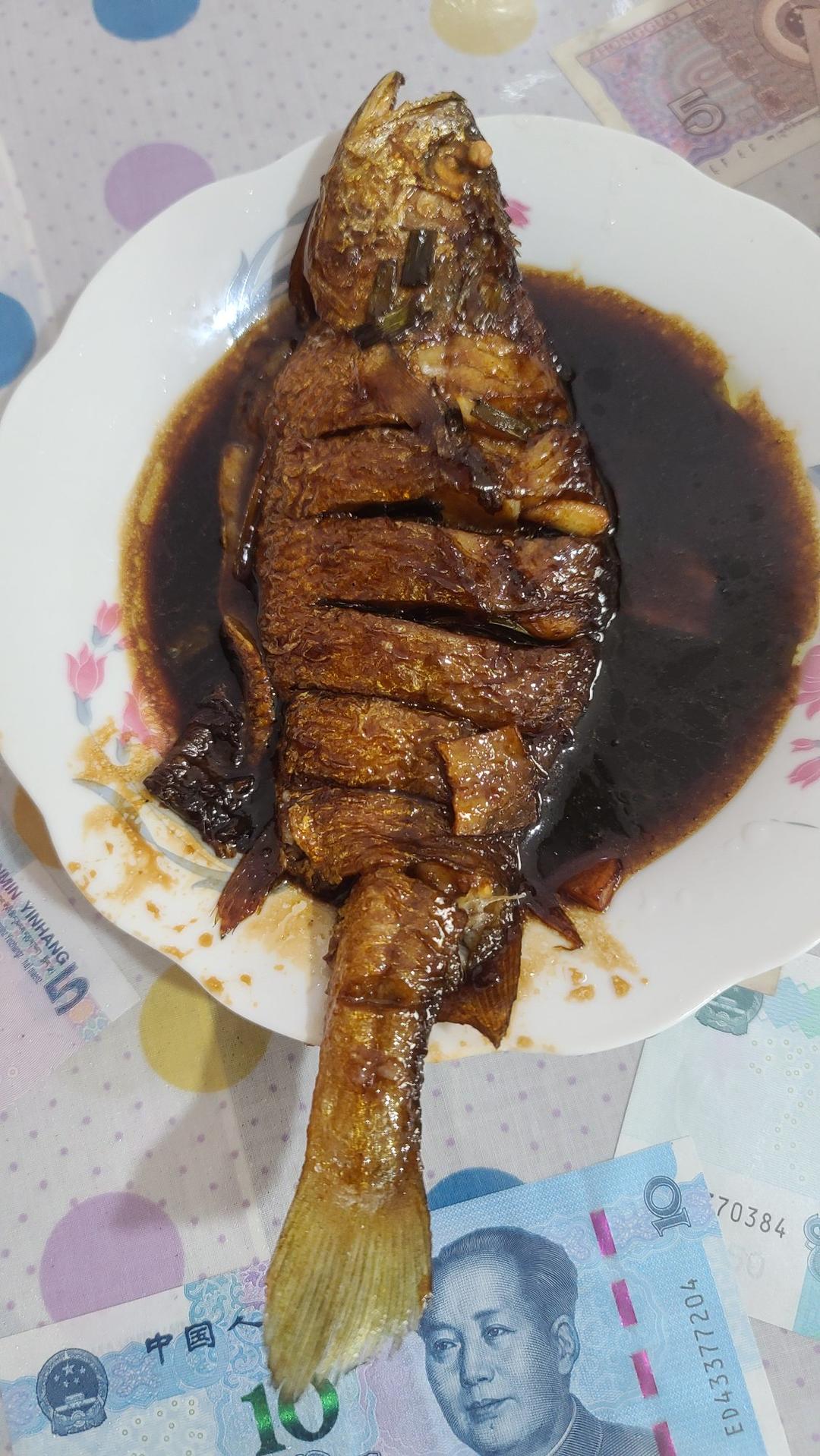 糖醋大黄鱼（任何鱼）-煎鱼不破皮秘诀