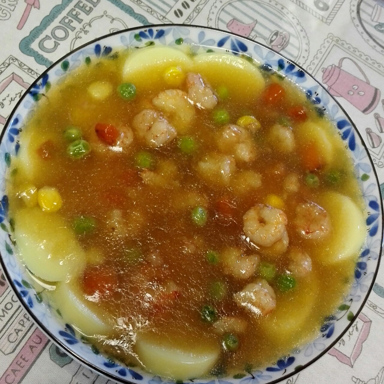 虾仁玉子豆腐