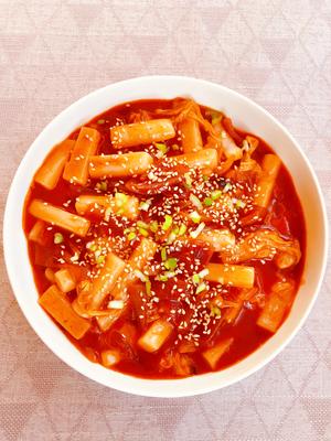 简单的韩式炒年糕的做法 步骤9