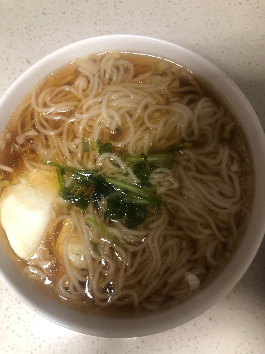早餐来一碗清汤面，色香味俱全！