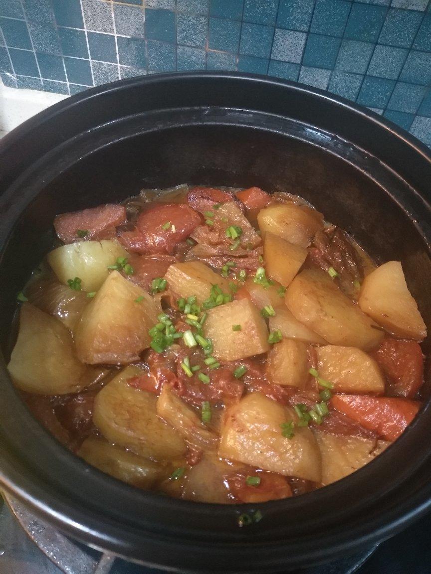 番茄土豆炖牛肉