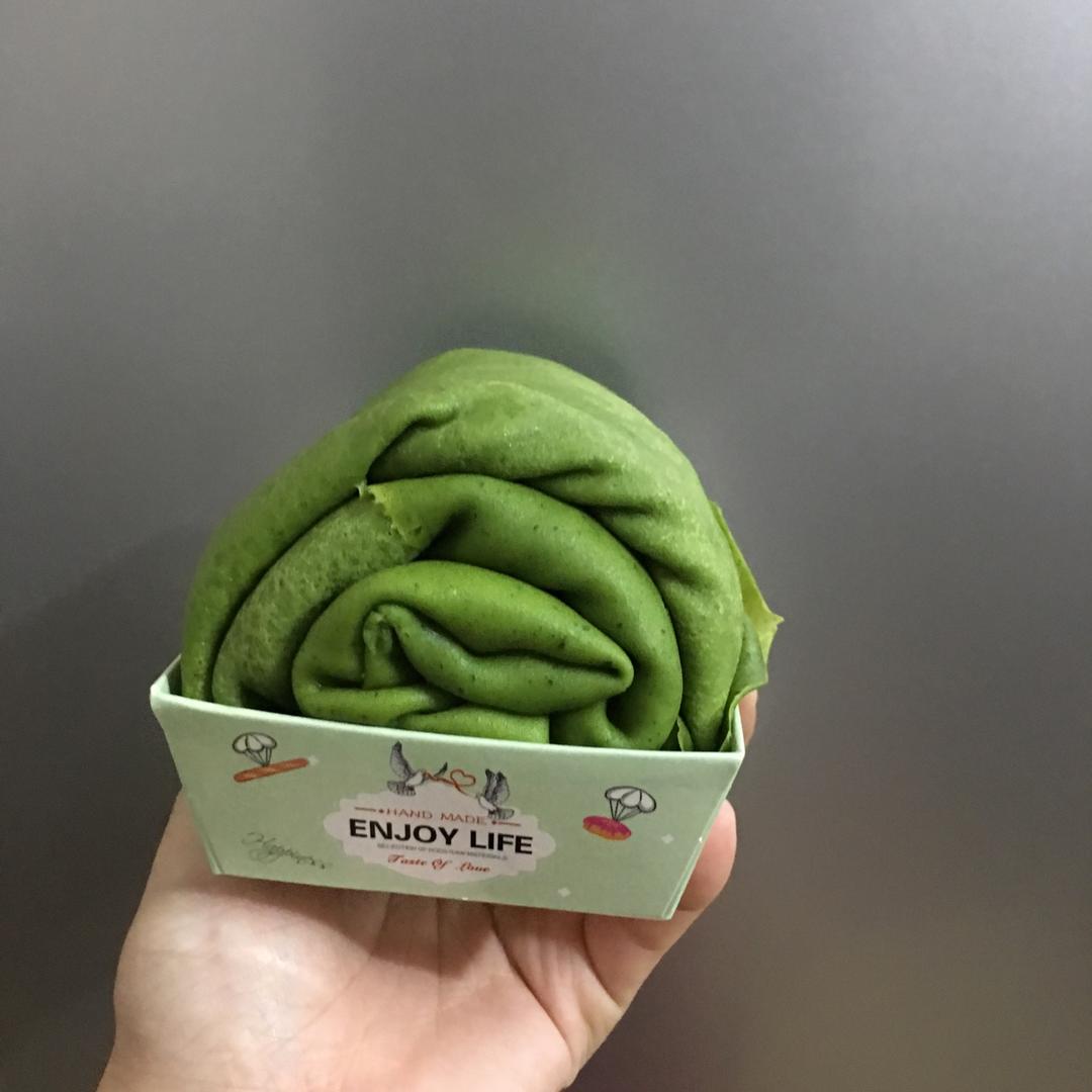 网红食谱│抹茶毛巾卷