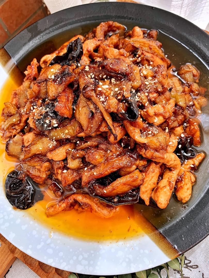 茄子烧肉