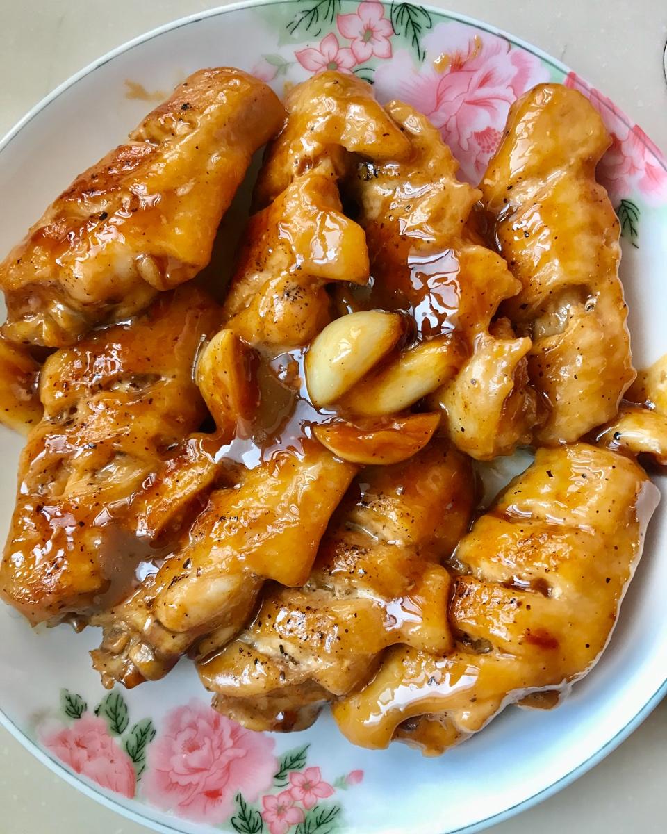 蒜香黑椒鸡翅