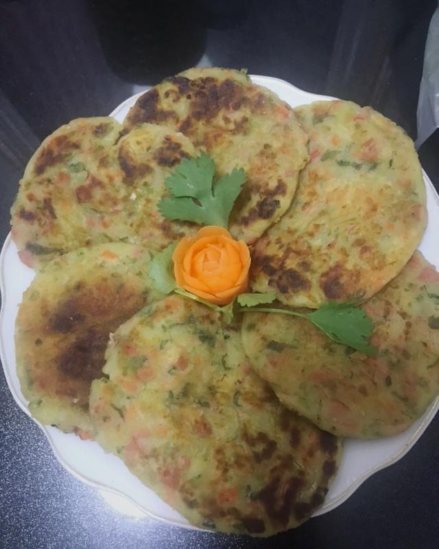 土豆火腿早餐饼