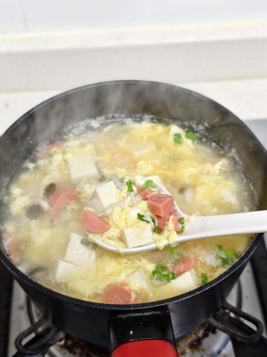 豆腐菌菇汤