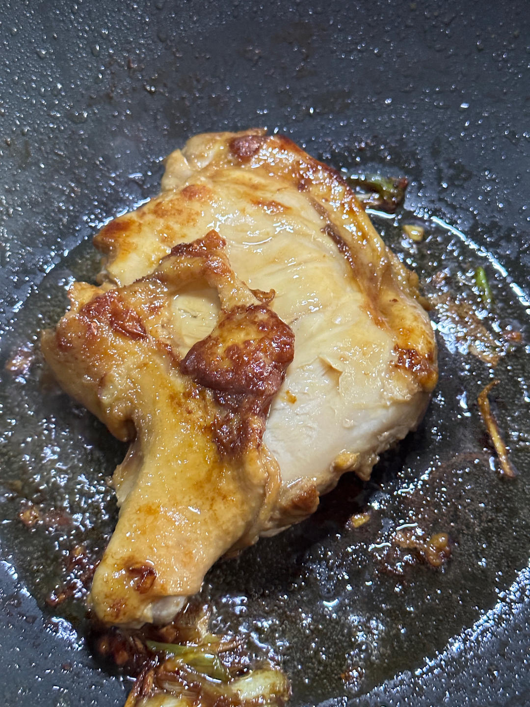 蜜汁香煎鸡全腿