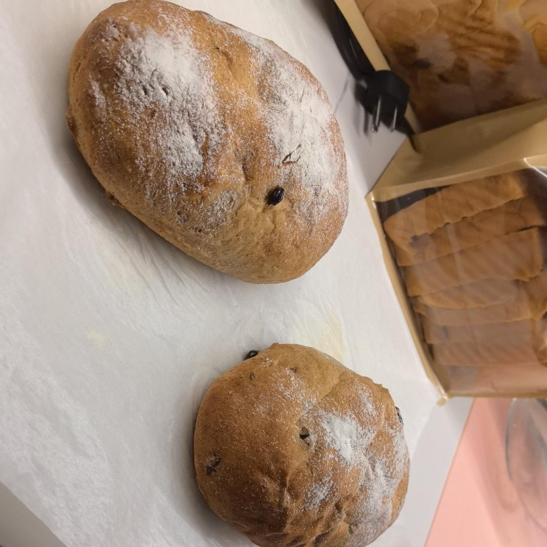 全麦蔓越莓核桃软欧包