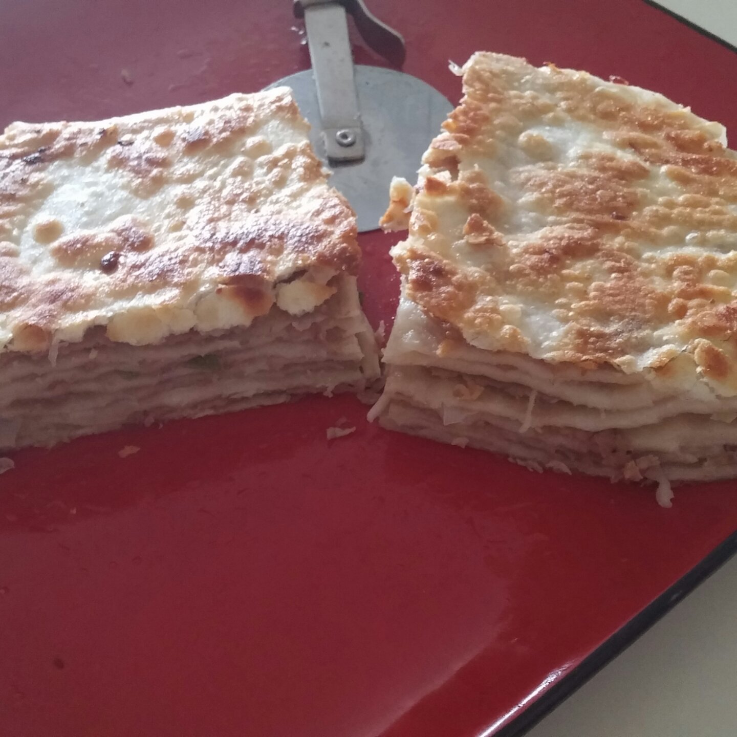 千层肉饼