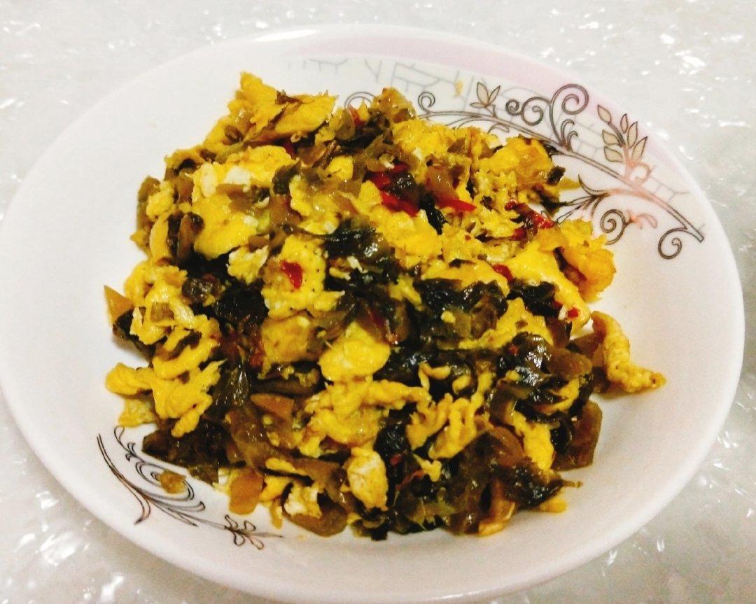 后续1做的腌菜炒鸡蛋