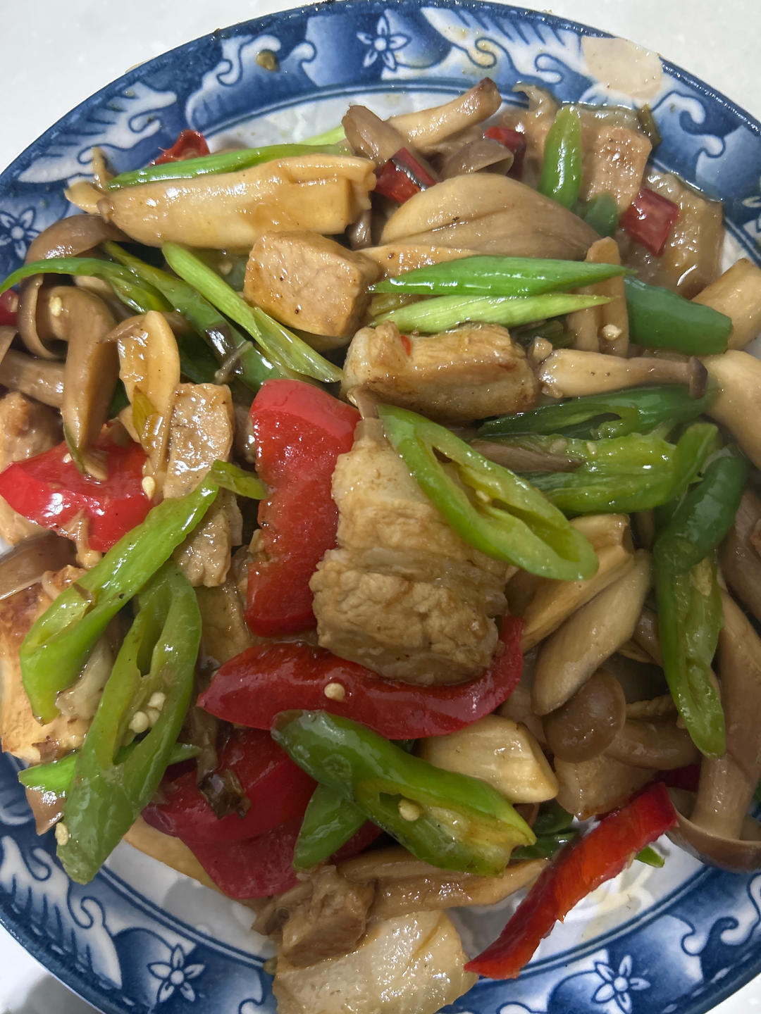 『快手下饭菜』鹿茸菇小炒肉｜简单好吃人人夸👍🏻