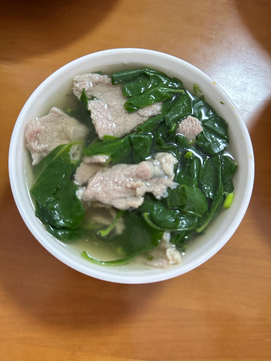 枸杞叶瘦肉汤（客家风味）