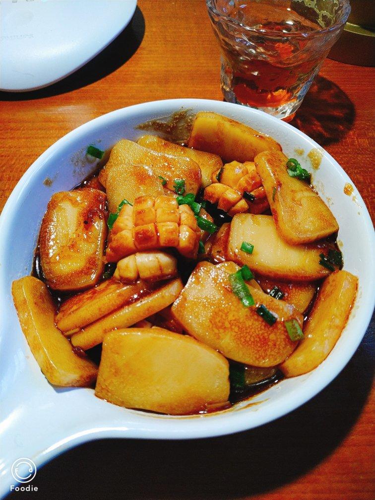 黑椒小鲍鱼炒年糕