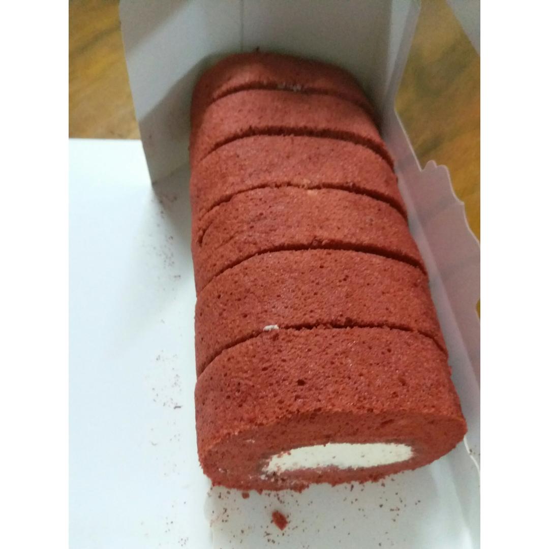 红丝绒蛋糕卷（完美毛巾底）
