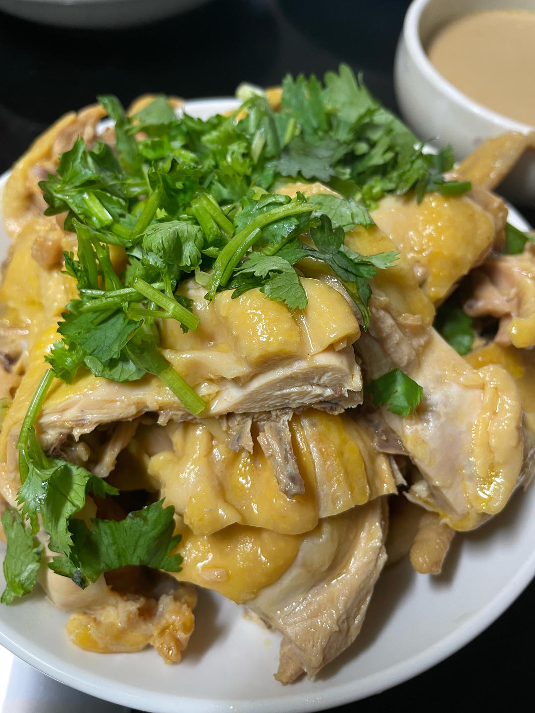 小美菜谱：口水鸡（白斩鸡）的做法