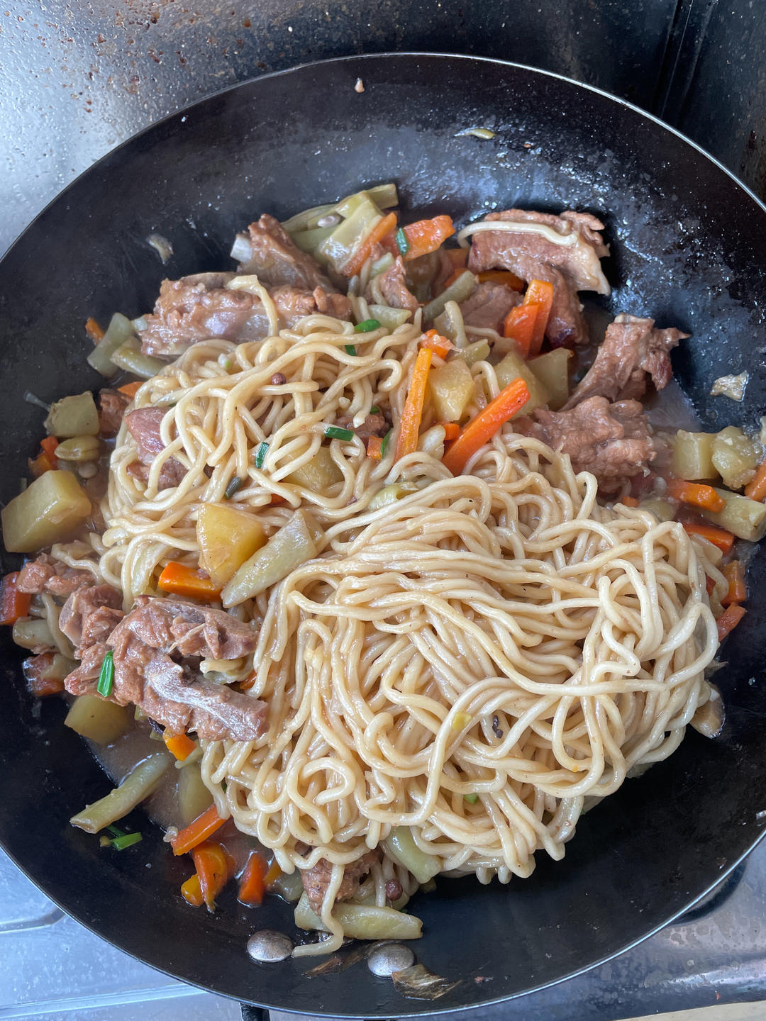 排骨豆角焖面