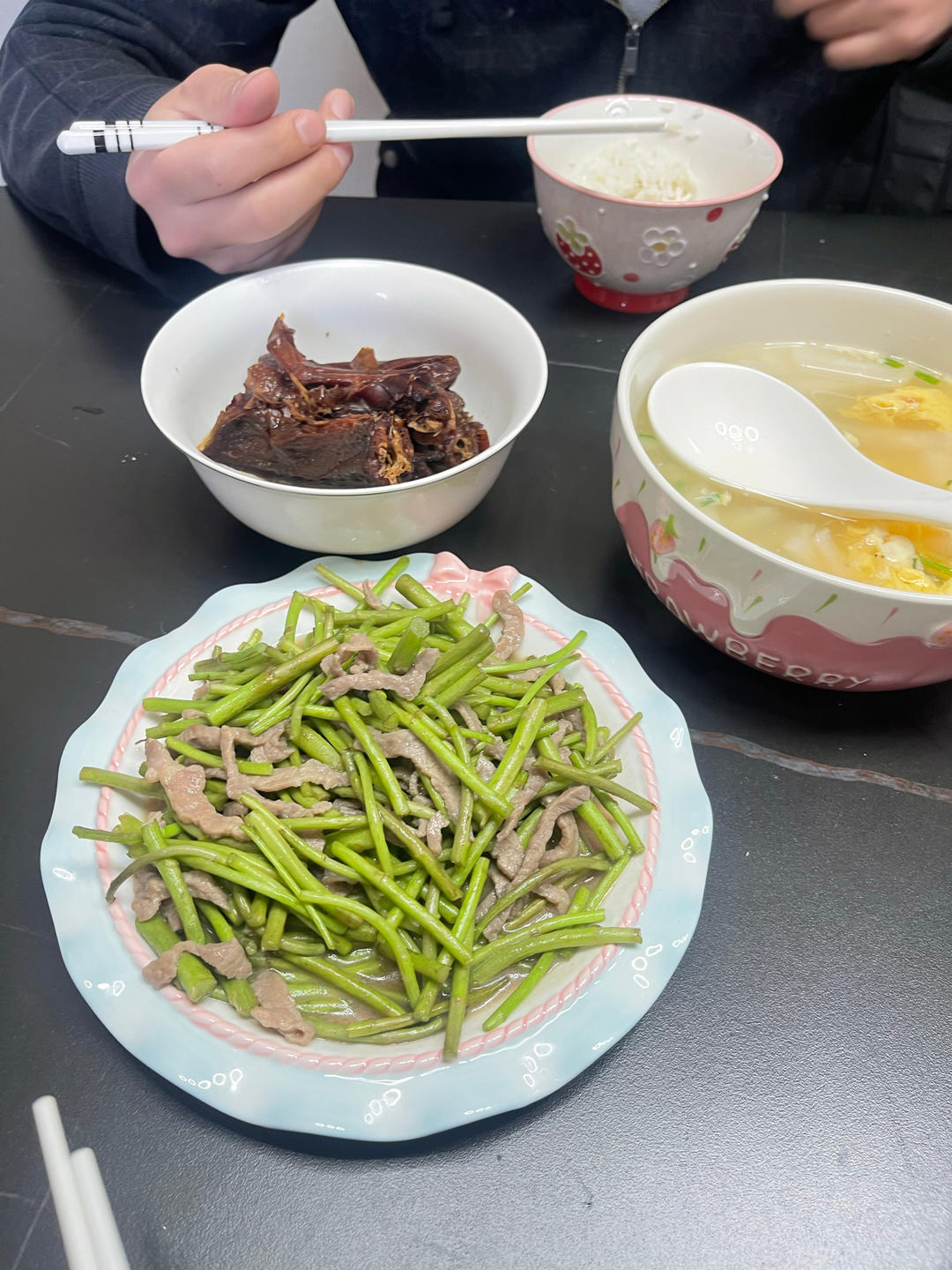 芦蒿炒肉丝