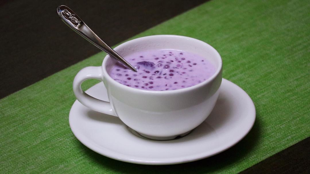 紫薯椰奶西米露