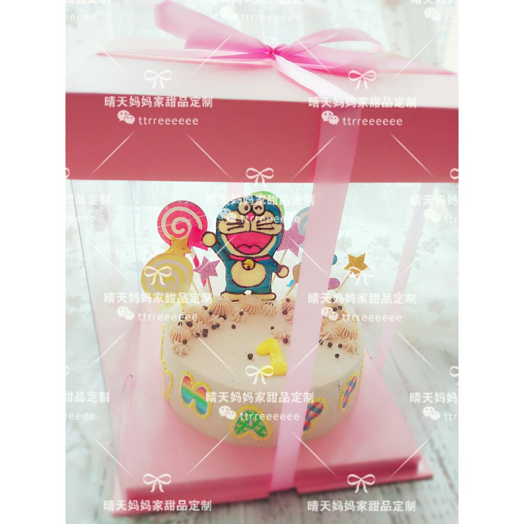 焦糖海盐盒子蛋糕