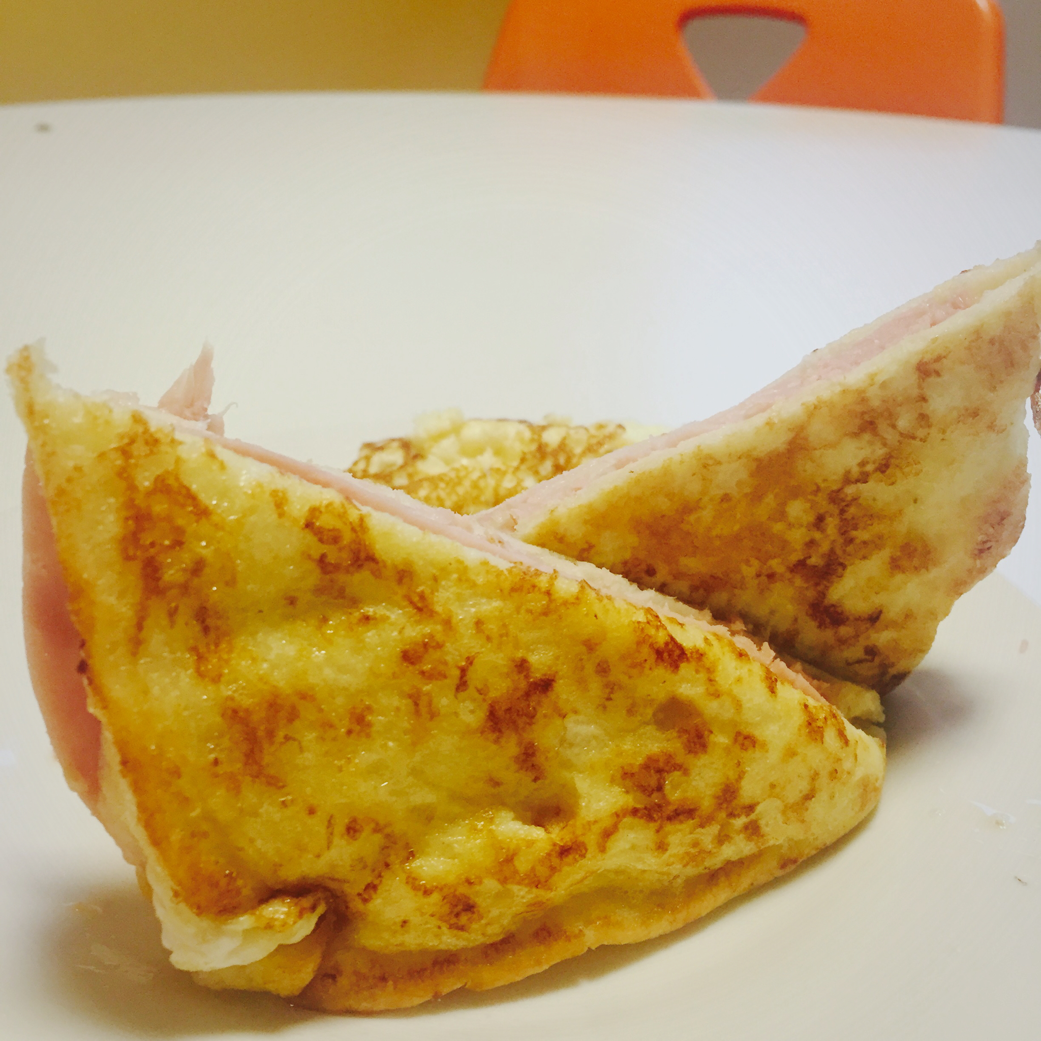 十分钟快手早餐【港式火腿西多士】