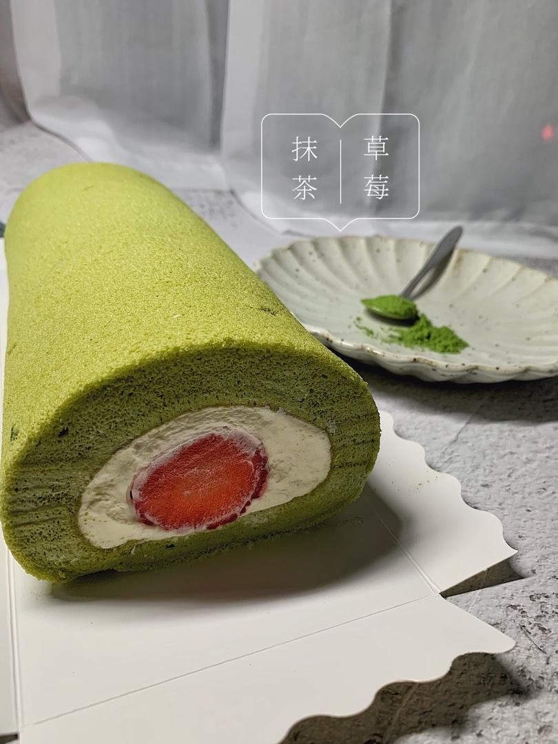 【抹茶草莓蛋糕卷】-COUSS CM-1200厨师机出品