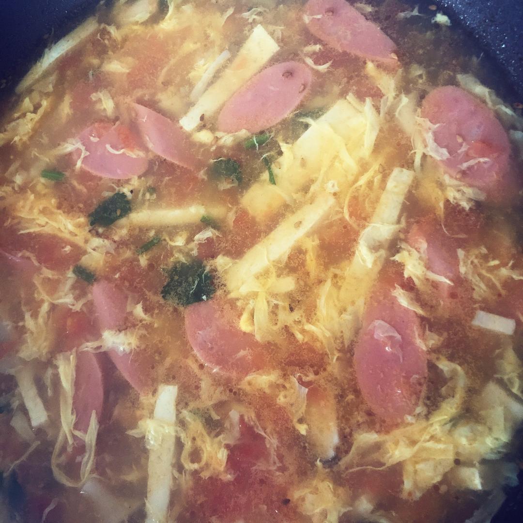 番茄蘑菇汤^ - ^超级鲜美