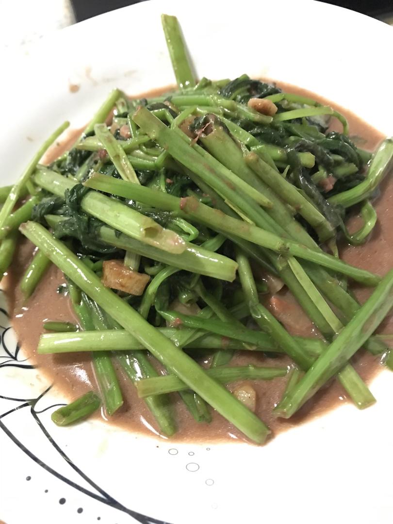 腐乳空心菜，好吃还减肥