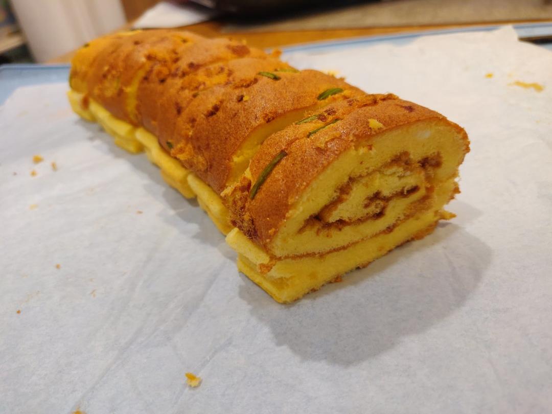 怎么卷都不裂的肉松蛋糕卷