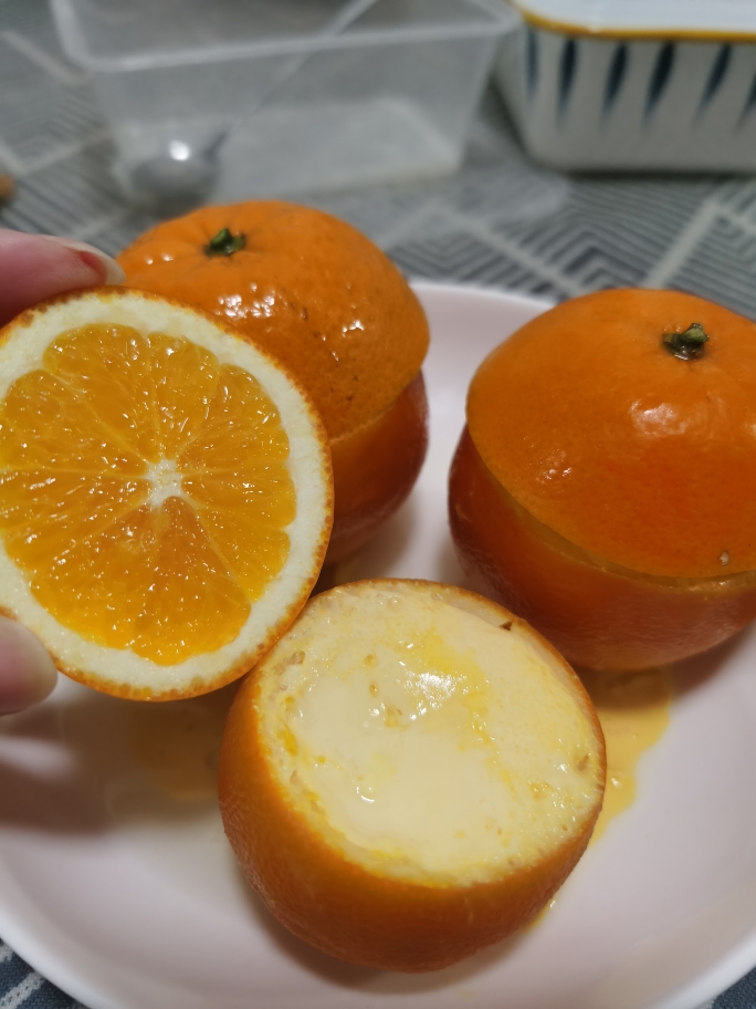 香橙鸡蛋羹的做法
