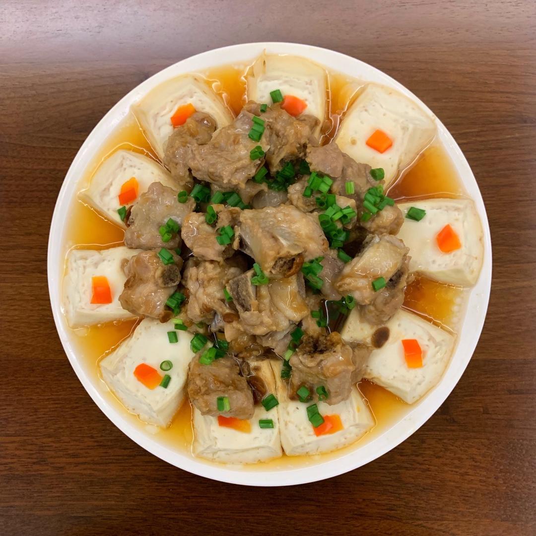 排骨蒸豆腐