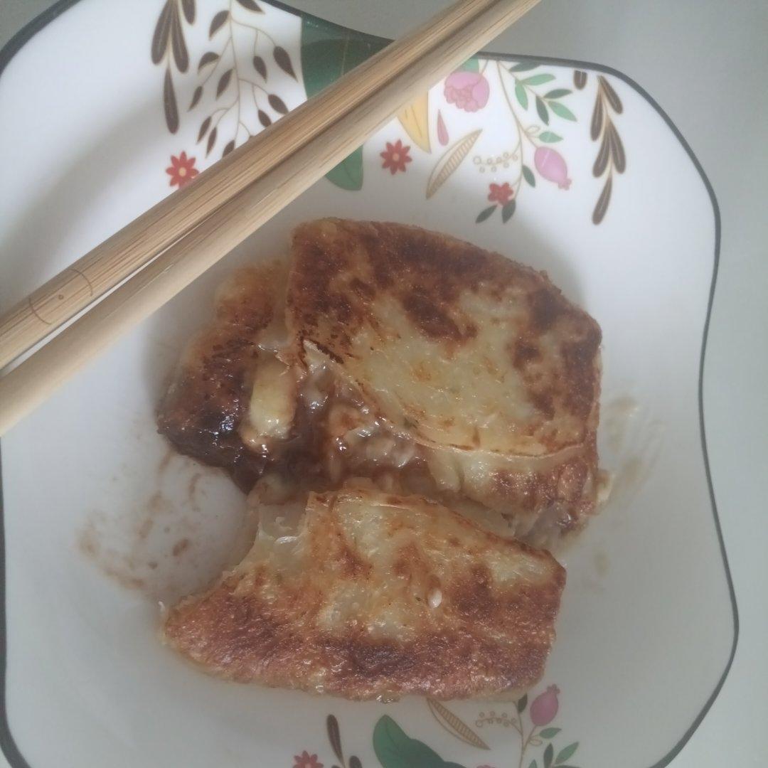 爆浆香蕉馅手抓饼
