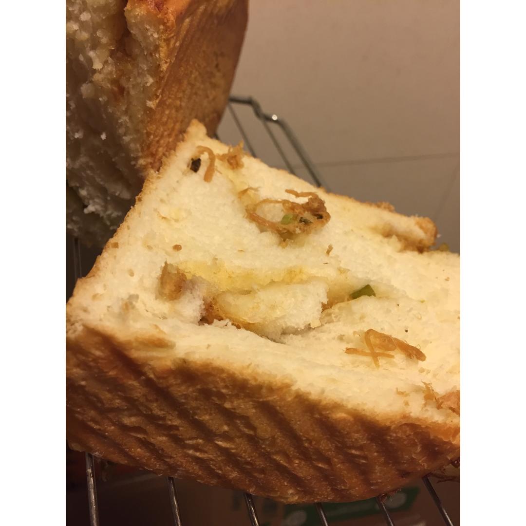香葱肉松手撕吐司