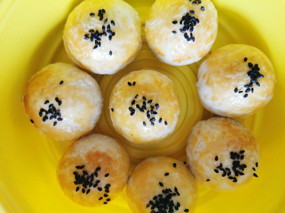 苔菜核桃五仁酥饼