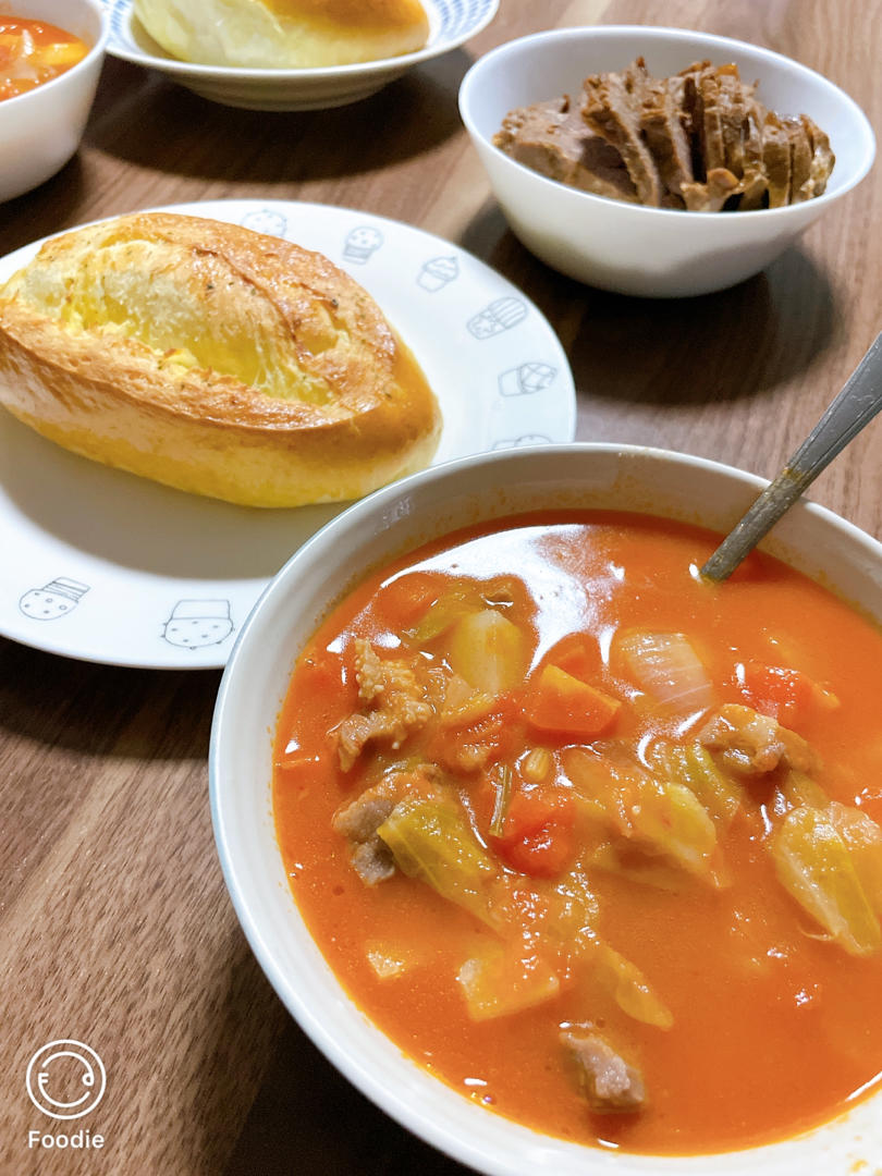 一份适合夏天喝的酸酸的罗宋汤，超级正宗的做法