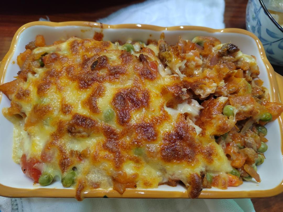 蕃茄肉酱奶酪焗饭