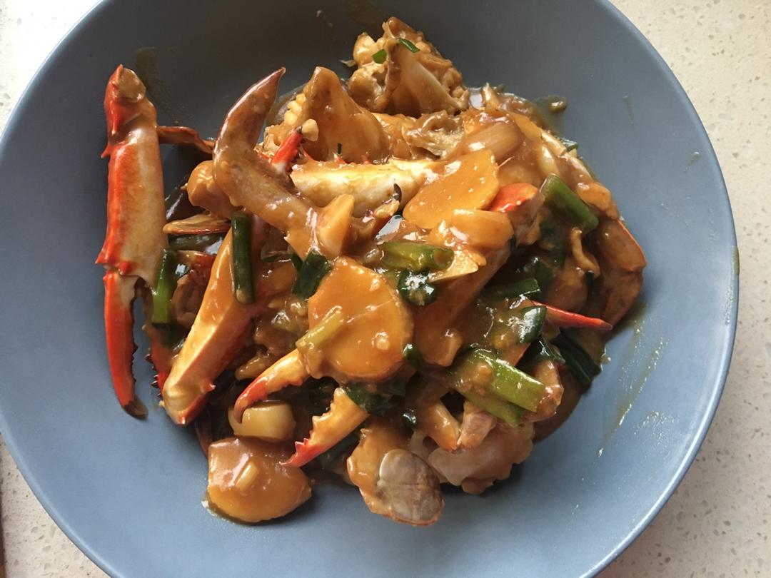 堂妈教你做酱爆螃蟹