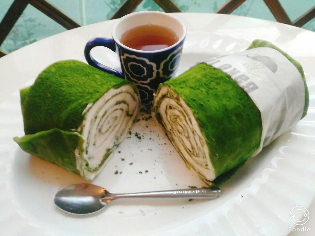 网红食谱│抹茶毛巾卷