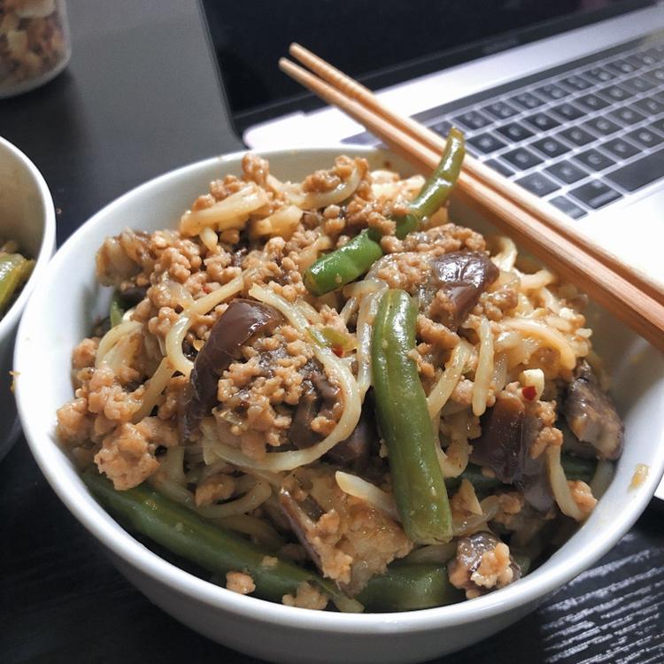 家常豆角焖面