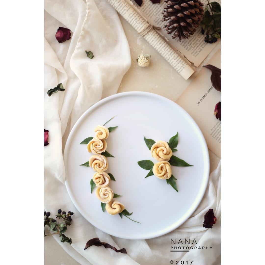 创意玫瑰花馒头