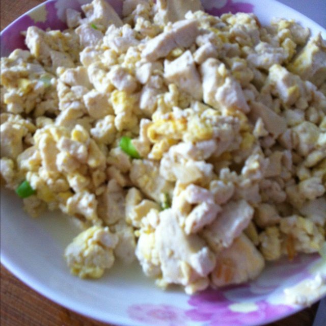 鸡刨豆腐