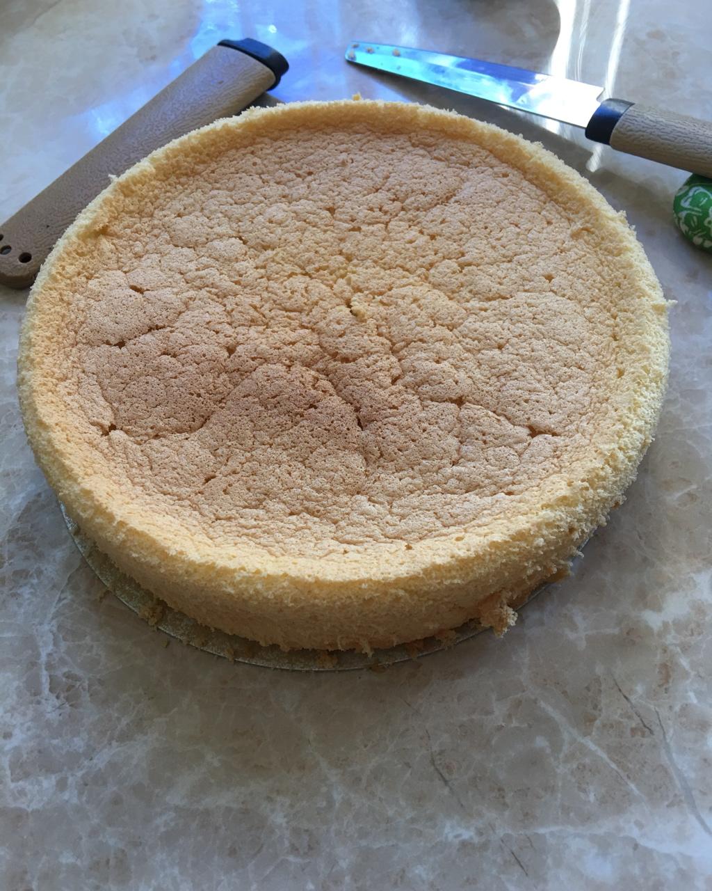 6寸戚风蛋糕（2蛋）